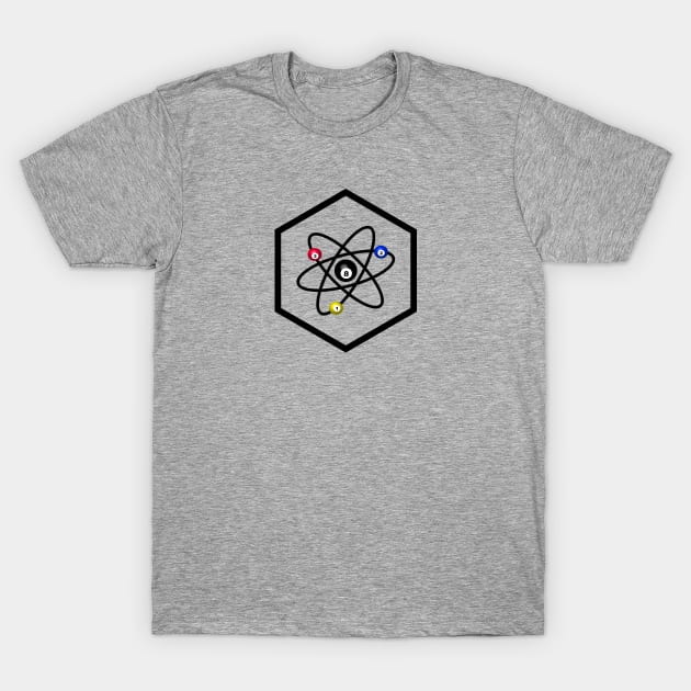 Billiard atom T-Shirt by MissMorty2